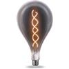Novaline Lampadina Led Titanio Fumé a Filamento E27 A65 8W decorativa Bianco caldo 2200K Novaline