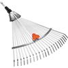 Gardena Scopa Regolabile combisystem: Rastrello per Foglie con Larghezza variabile da 30 a 50 cm, Adatto per Tutti i Manici combisystem (3103-20)
