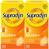 Bayer SpA Supradyn Ricarica Integratore Multivitaminico e Minerali Compresse Eff Set da 2 2x30 pz effervescenti