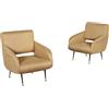 Poltrone Vintage in Similpelle ed Espanso Italia Anni 50-60