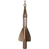 Registro Antico Arpione Harpoon Towing Log '800 Porcellana Ottone