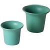 Vasi Antichi San Cristoforo Richard Ginori Milano '900 Ceramica Verde