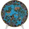 Piatto Antico Smalti Cloisonnè su Rame Giappone '800 Oggetti antichi