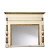Caminiera Antica Restaurazione Italia '800 Specchio Legno intagliato