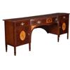Sideboard Antico Giorgio III Inghilterra '700 Credenza Mogano Acero