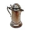 Tankard Antico Inglese '900 Metallo argentato Decori Motivi fogliacei