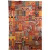 Tappeto Vintage Kilim Turchia Cotone Nodo Fine Fabbricazione Manuale