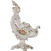 Centrotavola Antico Manifattura Nove Prima Metà '800 Maiolica Decori