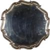 Vassoio Antico Crippa Milano Prima Metà '900 Argento Bordo Baccellato