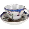 Tazza Antica Porcellana Meissen Germania '700 Piattino Ceramica antica