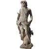 Statua da Giardino Antica in Graniglia Apollo Italia XX Secolo