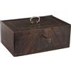 Bauletto Antico Art Decò Germania Anni 30-40 Ferro smaltato Legno