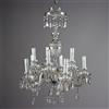 Lampadario Antico a 10 Luci '900 Cristallo di Boemia Illuminazione