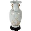 Vaso Antico a Balaustro Cina Porcellana Decori floreali oro Ceramica