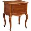 Comodino Antico Barocchetto Metà '700 Legno Acero Bois de Rose Noce