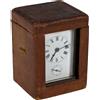 Orologio Antico da Viaggio Custodia Fine '800 Bronzo Vetri Bisellati