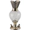 Vaso in Argento e Cristallo Anni '70 | Antiquariato Oggetti in argento