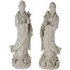 Coppia di Sculture in porcellana Cina | Antiquariato Ceramiche Statue