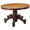 Tavolo Ovale Antico Allungabile Neorinascimento 800 Legno Rovere Abete