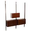 Mobile Vintage Pensile Anni 60 Legno Impiallacciato Faggio Tinto Ebano