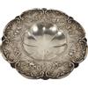 Alzata Antica Fine '800 Argento Piedini Volute Fogliacee Decori Fiori