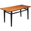 Tavolo Vintage Italia Anni 60 Legno tinto Ebano Piano impiallacciato