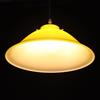 Lampada Vintage Italia Anni 60 Vetro colorato Ottone Metallo smaltato