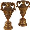 Vasi Antichi Neoclassico Legno Intagliato Italia '800 Legno dorato