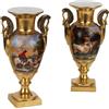 Vasi Antichi Porcellana Europa Napoleone III Decori oro Ceramiche '800