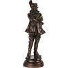 Scultura Antica Bronzo Cyrano de Bergerac Francia '900 Statua intera