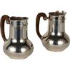 Caraffe Antiche Teghini Firenze '900 Argento Manico Legno Oggettistica