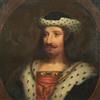 Ritratto Antico Italia '800 Pittura Olio su Tela Quadro Antico Cornice