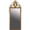Specchiera Antica Stile Neoclassico Inizio '900 Legno Mogano Specchio