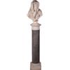 Ritratto Antico Fanciulla Marmo Bianco F. Andreini Italia 800 Scultura