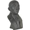 Scultura Antica Raffigurante Busto di Uomo Primi '900 Pasta di Cemento
