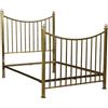 Letto Matrimoniale Antico inizio '900 Ottone Pinnacoli Neoclassici
