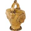 Orcio Rustico Antico Metà '800 Maiolica con Mascheroni Oggettistica