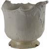 Cachepot Antico '700 in Maiolica Bianca a Foggia Elmo Rovesciato