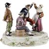 Gruppo Scultoreo Antico Seconda Metà '800 Porcellana di Turingia