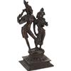 Krishna con una Gopi Scultura Bronzo India Primi '900 Antiquariato