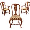 Due Poltrone e Una Sedia Stile Barocchetto Veneto Antiquariato