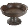 Alzatina Vintage Forma Circolare Manifattura Toscana '800 Legno Noce