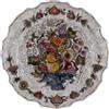 Piatto da Parata Erhart Elio Schiavon in Ceramica Italia Anni 60