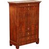 Secrétaire Antico Carlo X Secondo Quarto '800 Legno di Mogano Rovere