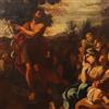 Dipinto Antico '700 La Predica di San Giovanni Battista Olio su Tela