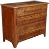 Comò Antico Piemontese Neoclassico Italia '700 Cassettiera Legno noce
