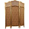 Paravento Stile Neoclassico Legno Dorato Intagliato Italia XX secolo