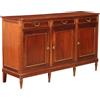 Credenza Stile Neoclassico Antica Bordure Ottone Italia XX secolo