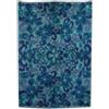 Tappeto Vintage Shaggy Fiorato Misto Lana Italia Anni 70
