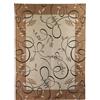 Tappeto Vintage Floreale Cotone Nodo Grosso Fabbricazione a Macchina